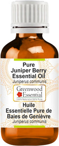 Pure Juniper Berry Oil for Revitalizing Skin and Hair Care