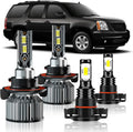 Compatible For GMC Yukon Fog Light Bulb Pack of 4 - Bright 6000K Fit