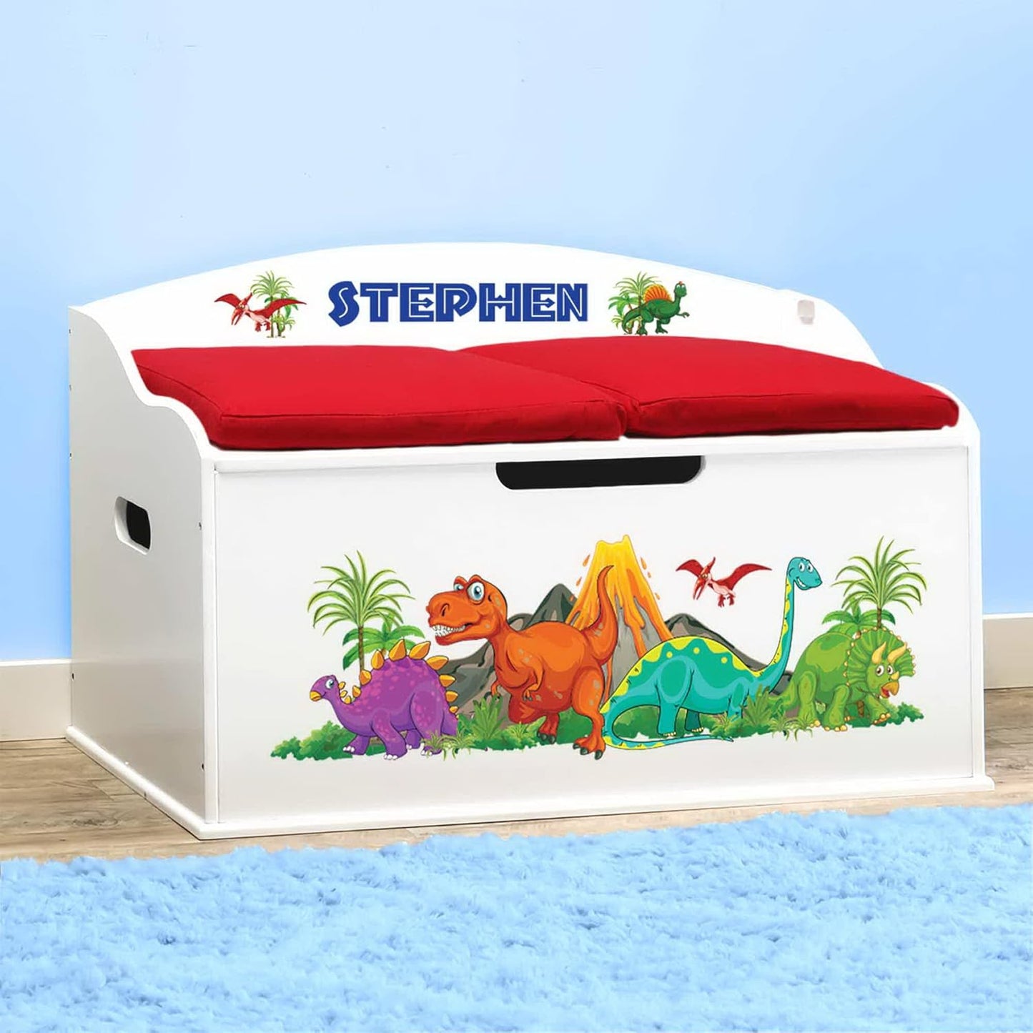 DIBSIES Personalized Creative Wonders Toy Box for Dinosaurs