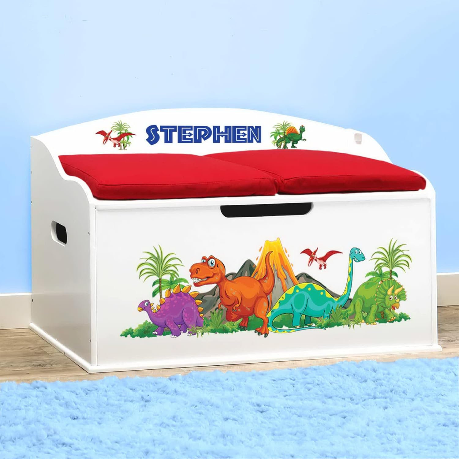 DIBSIES Personalized Creative Wonders Toy Box for Dinosaurs