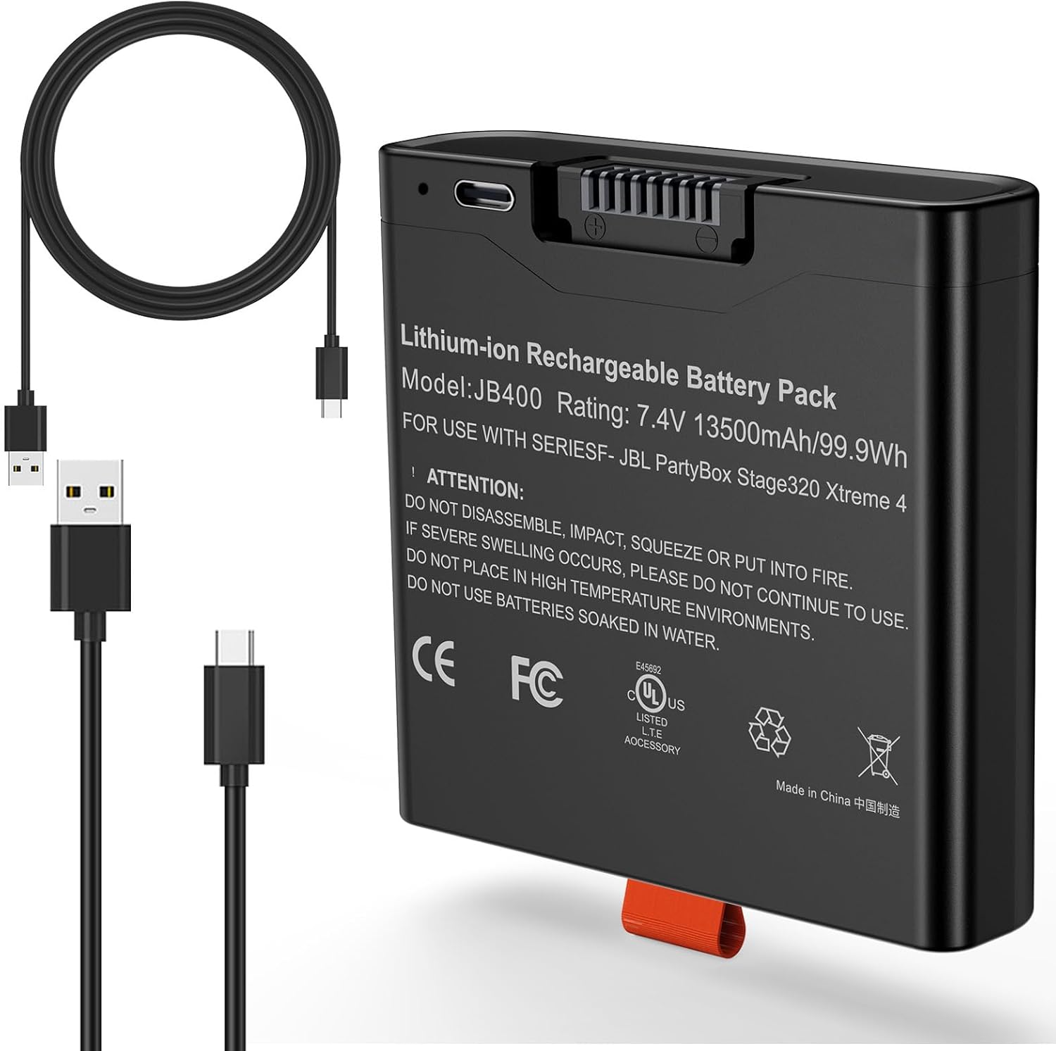 13500mAh Replacement Battery for JBL PartyBox Stage 320 & Xtreme 4