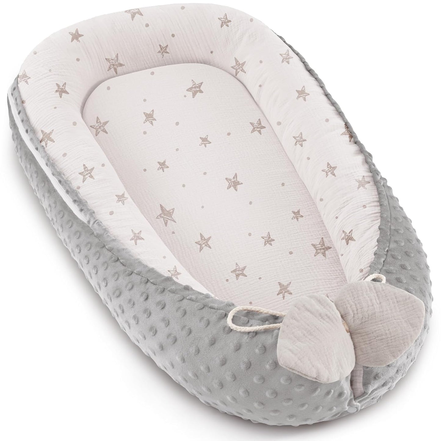 Baby Lounger Pillow for Newborns - Cozy & Portable Infant Seat