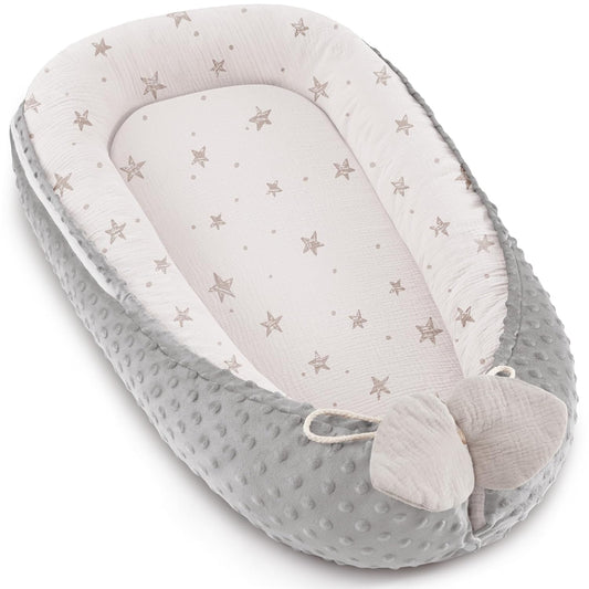 Baby Lounger Pillow for Newborns - Cozy & Portable Infant Seat
