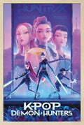 Netflix KPop Demon Hunters (2025) One Sheet Wall Poster - Framed