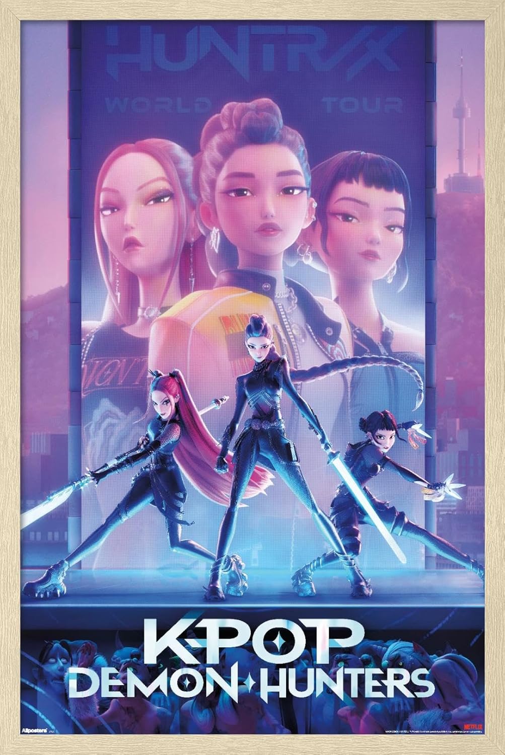Trends International KPop Demon Hunters Wall Poster for Decor