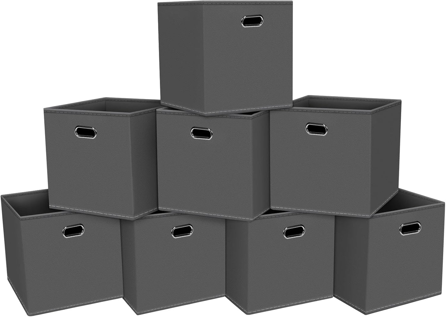Fabric Cloth Storage Bins for Home Bedroom Organization Set of 8