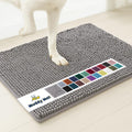 Muddy Mat Original Dog Door Mat for Muddy Paws - Super Absorbent Grey