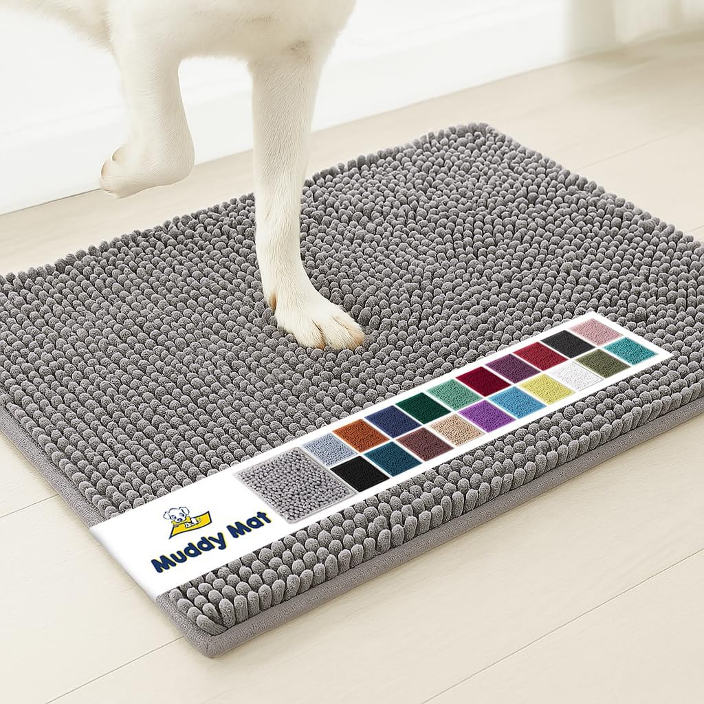 Muddy Mat Original Dog Door Mat for Muddy Paws - Super Absorbent