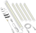 4 Pack 2ft LED Shop Lights 6000k 40W 5600lm - Bright Linkable Fixtures