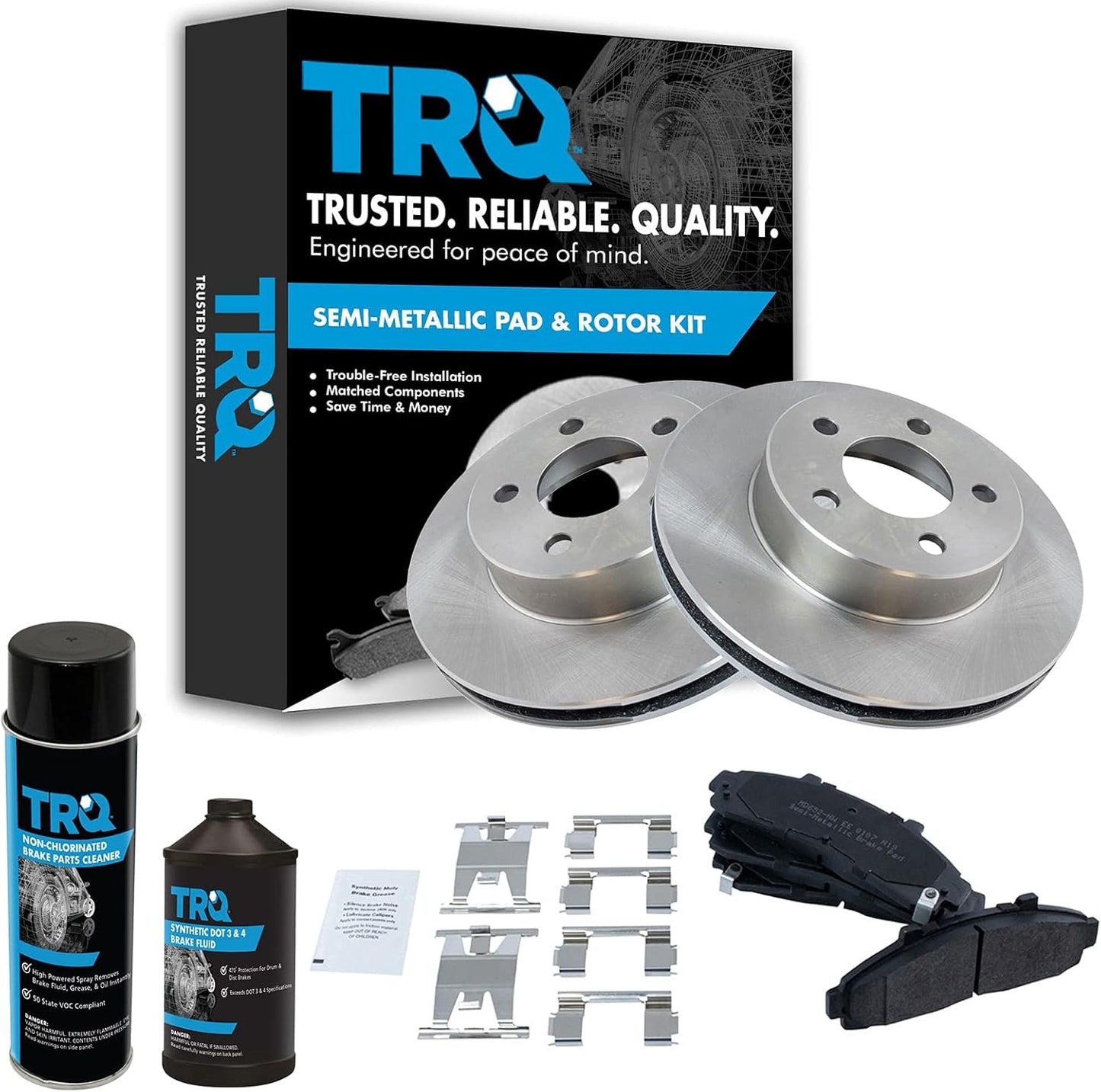 TRQ Front Brake Pad & Rotor Kit for 1995-2001 Ford Explorer