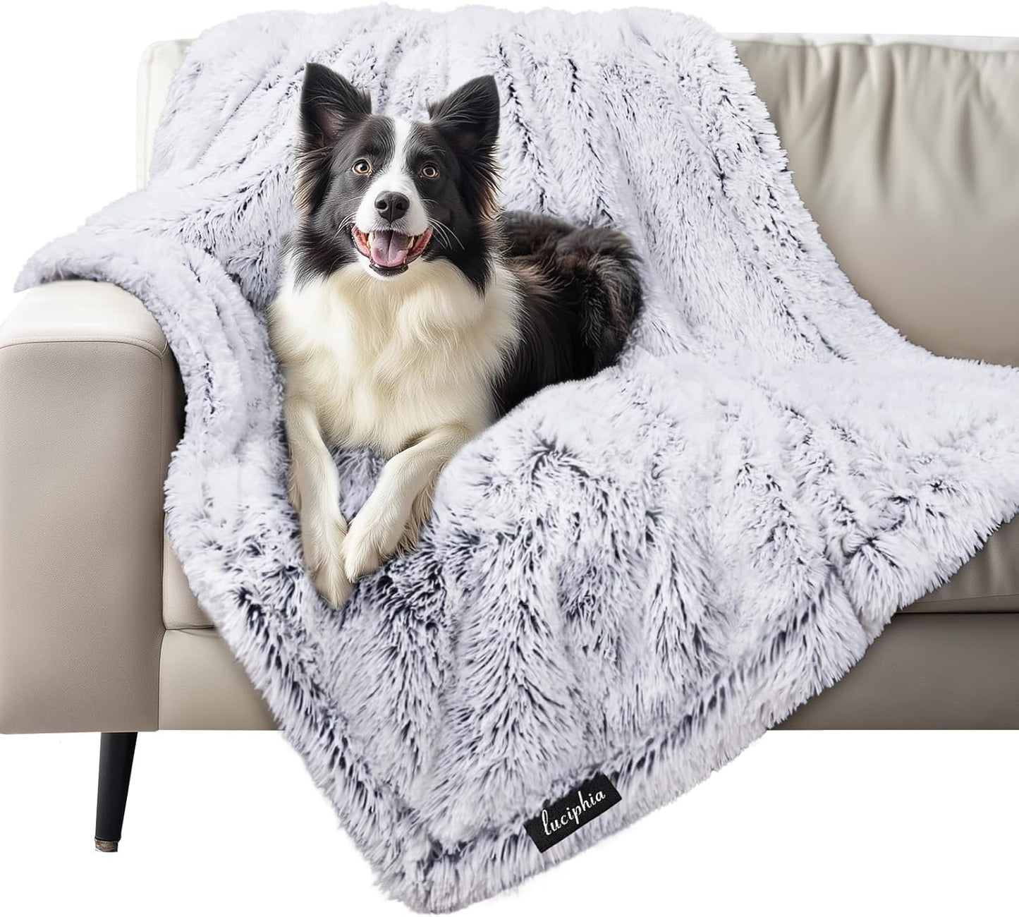 Large Waterproof Dog Blanket for Pets by Luciphia - Mist Grey