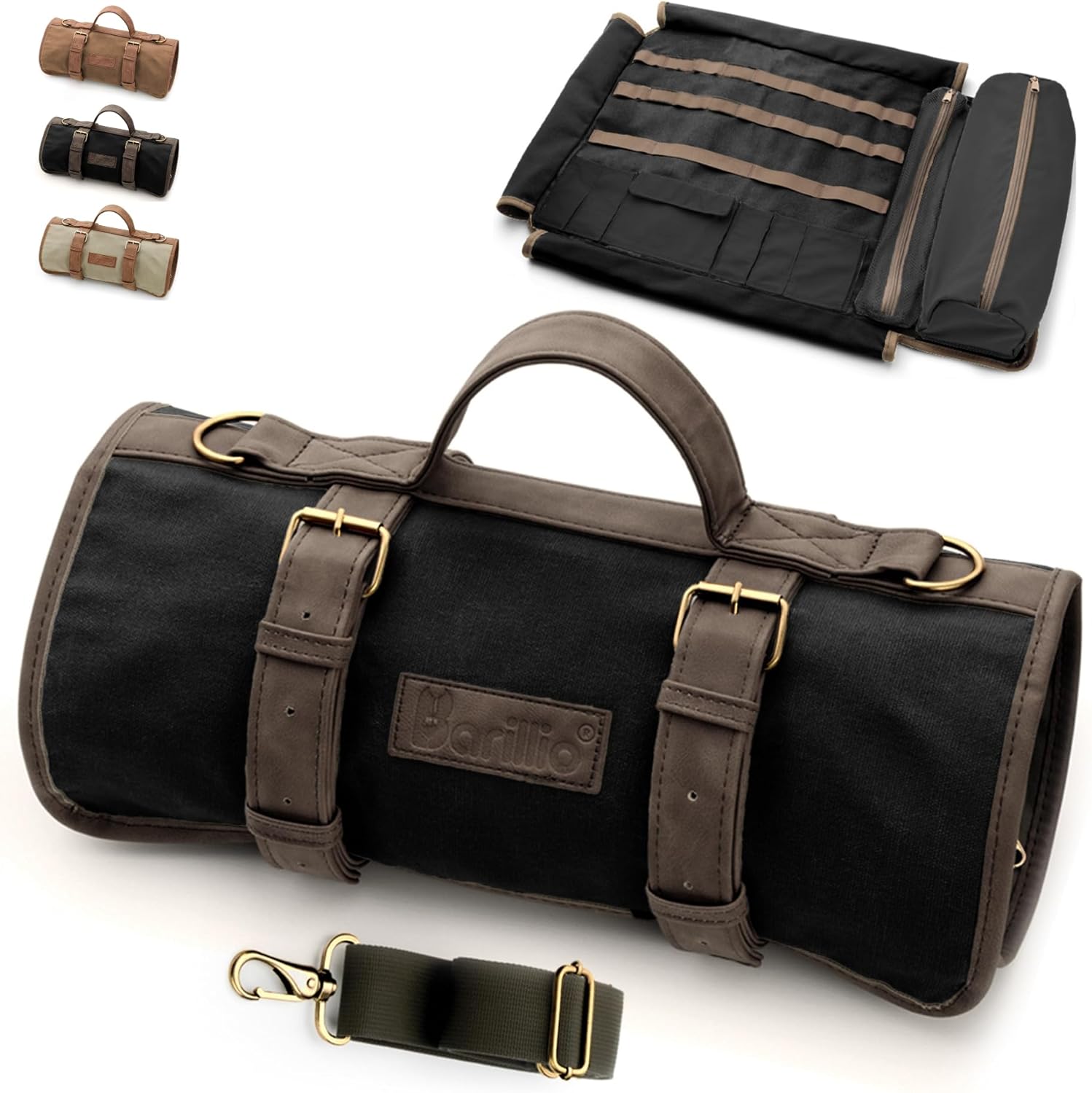 Barillio Bartender Bag - Stylish Waxed Canvas Travel Bag