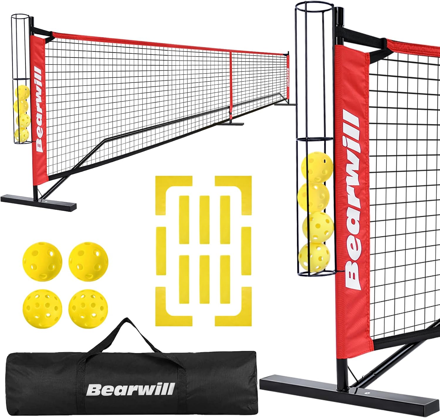 Regulation Size Portable Pickleball Net for Outdoor Use
