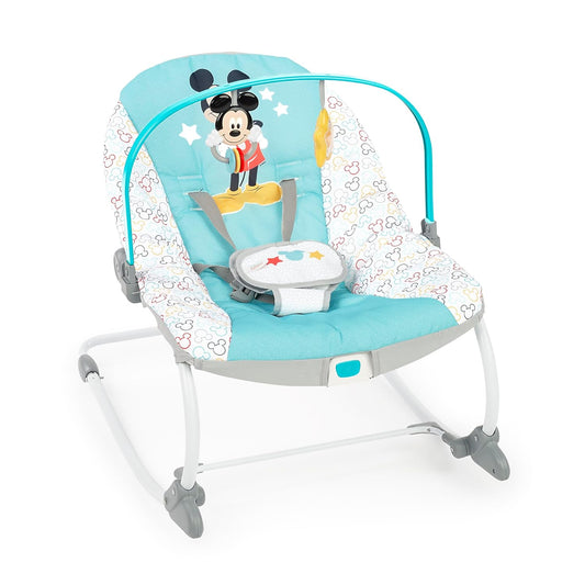 Mickey Mouse Infant Rocker with Vibrations - Grow from Infant to Toddler!