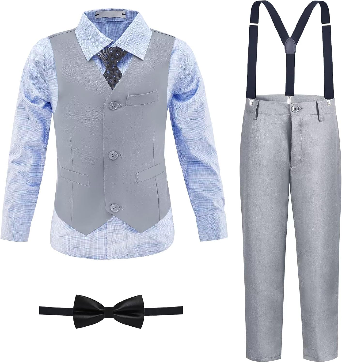 Boys' Suit Kids Formal Tuxedo Suits for Weddings and Events