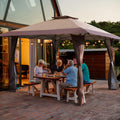 PHI VILLA Easy Set-up 13x13 Pop Up Canopy Gazebo - Instant 169 sq ft