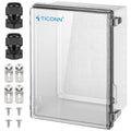 Waterproof Electrical Junction Box IP67 ABS Enclosure - Clear