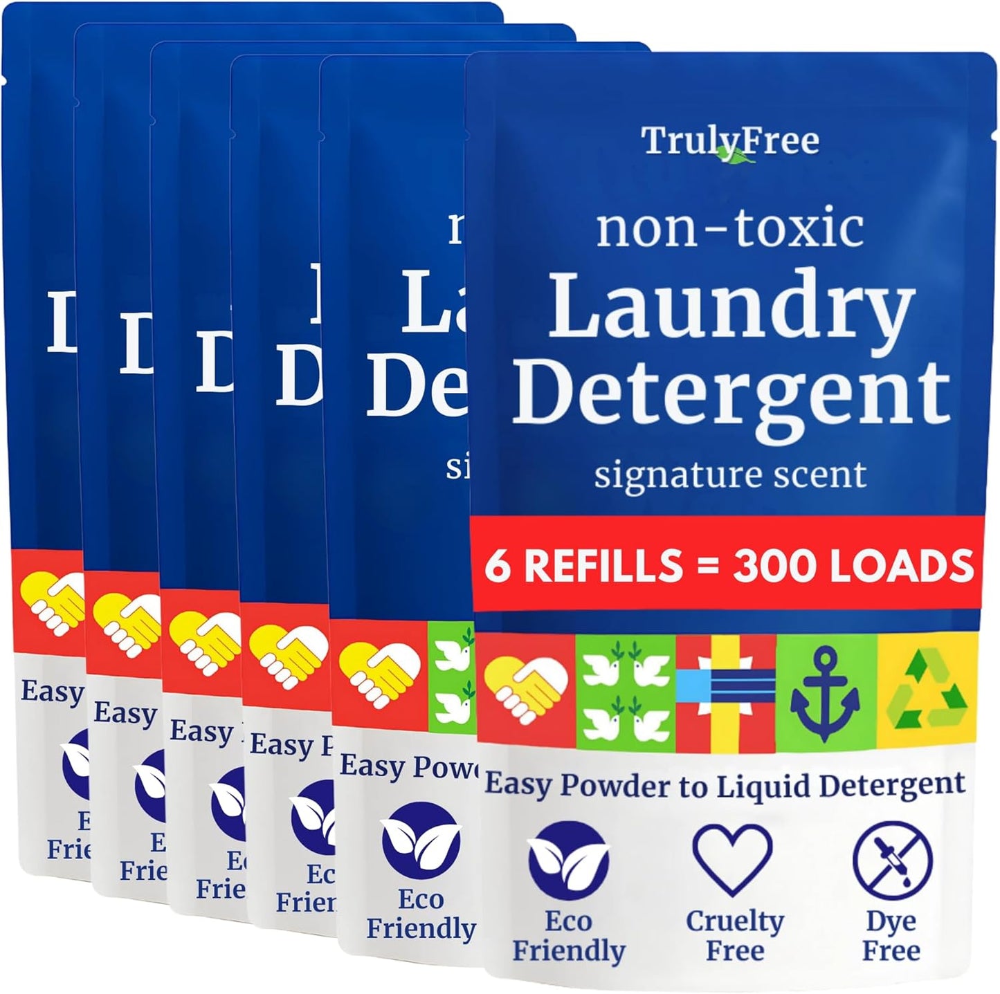 Natural Laundry Detergent for Sensitive Skin - Eco Friendly Clean