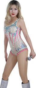 Sequin Bodysuit Swimsuit Sparkle Costume Tour Outfit - Concert Ready