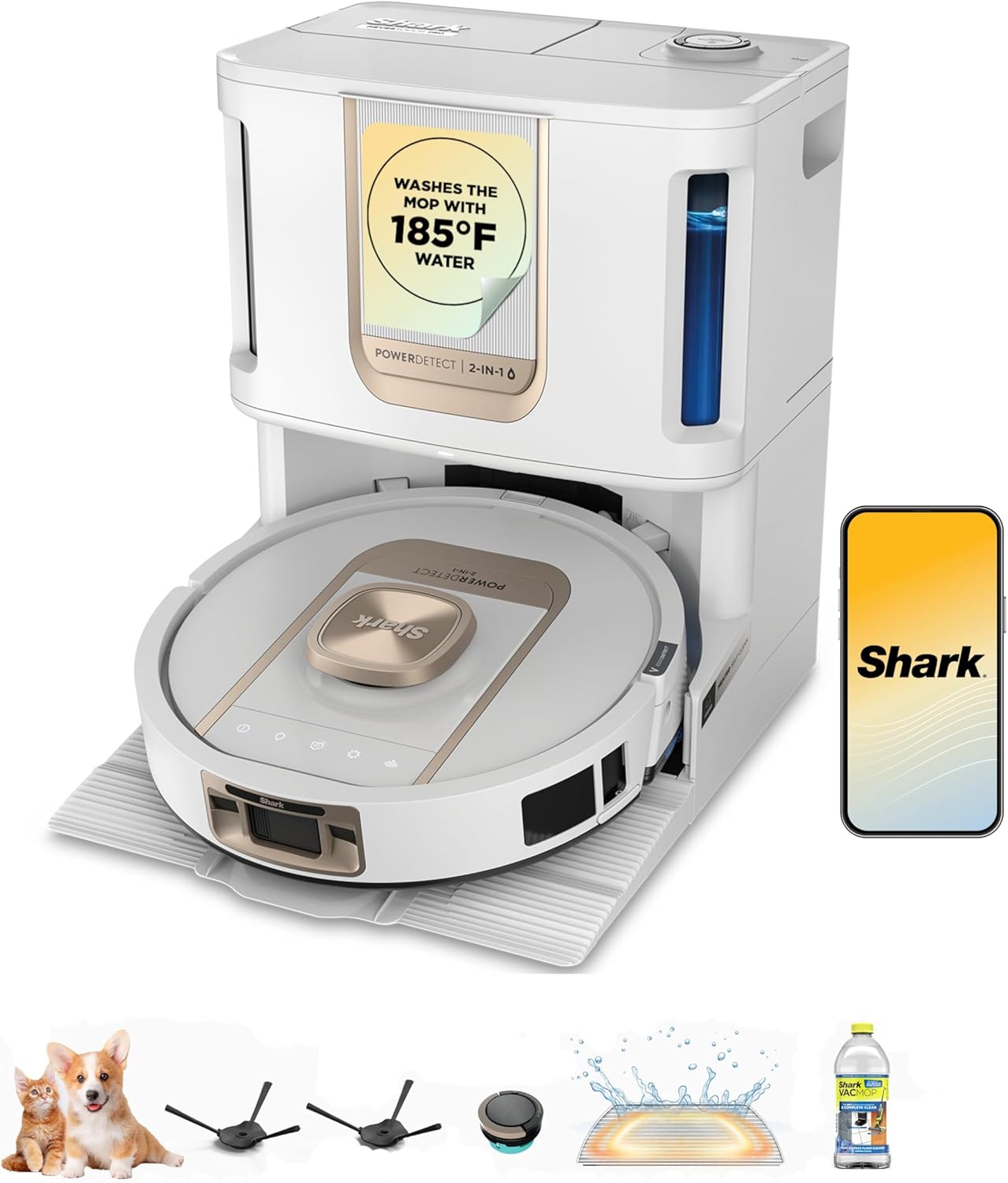 Shark Robot Vacuum & Mop Combo with Heated Mop Cleaning
