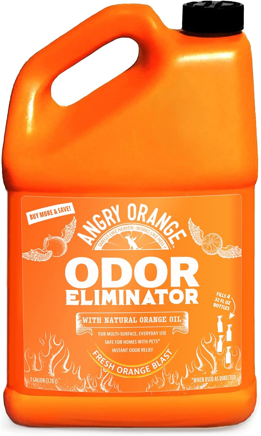 Angry Orange Pet Odor Eliminator for Strong Smells and Stains