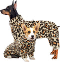 Brown Dog Winter Coat Full-Body Fleece Pullover 3XL - Warm Cover