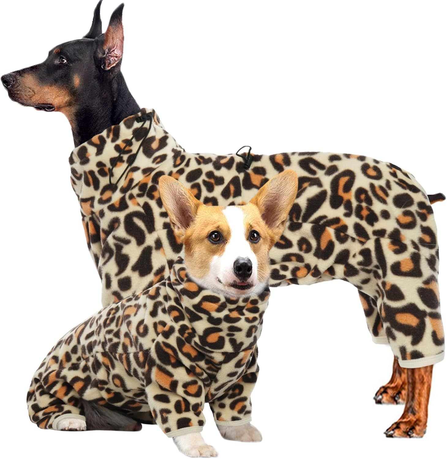 ROZKITCH Dog Winter Coat Soft Fleece Pullover Pajamas for Dogs