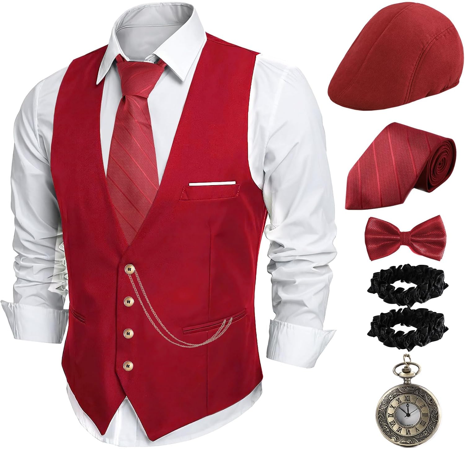 1920s Mens Costume Accessories for Roaring 20s Parties
