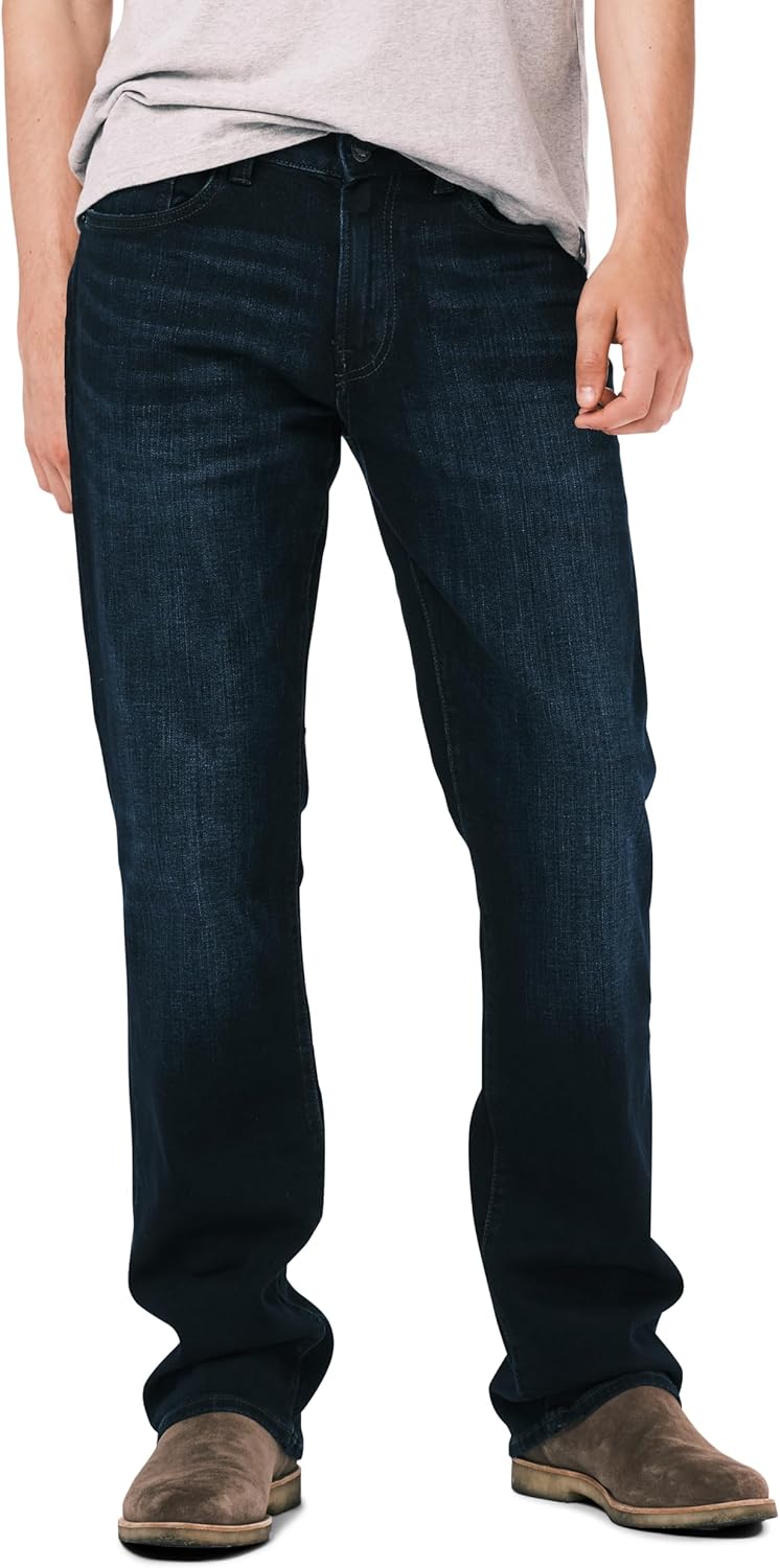 Buffalo David Bitton Men's Slim Boot King Jeans for Comfort