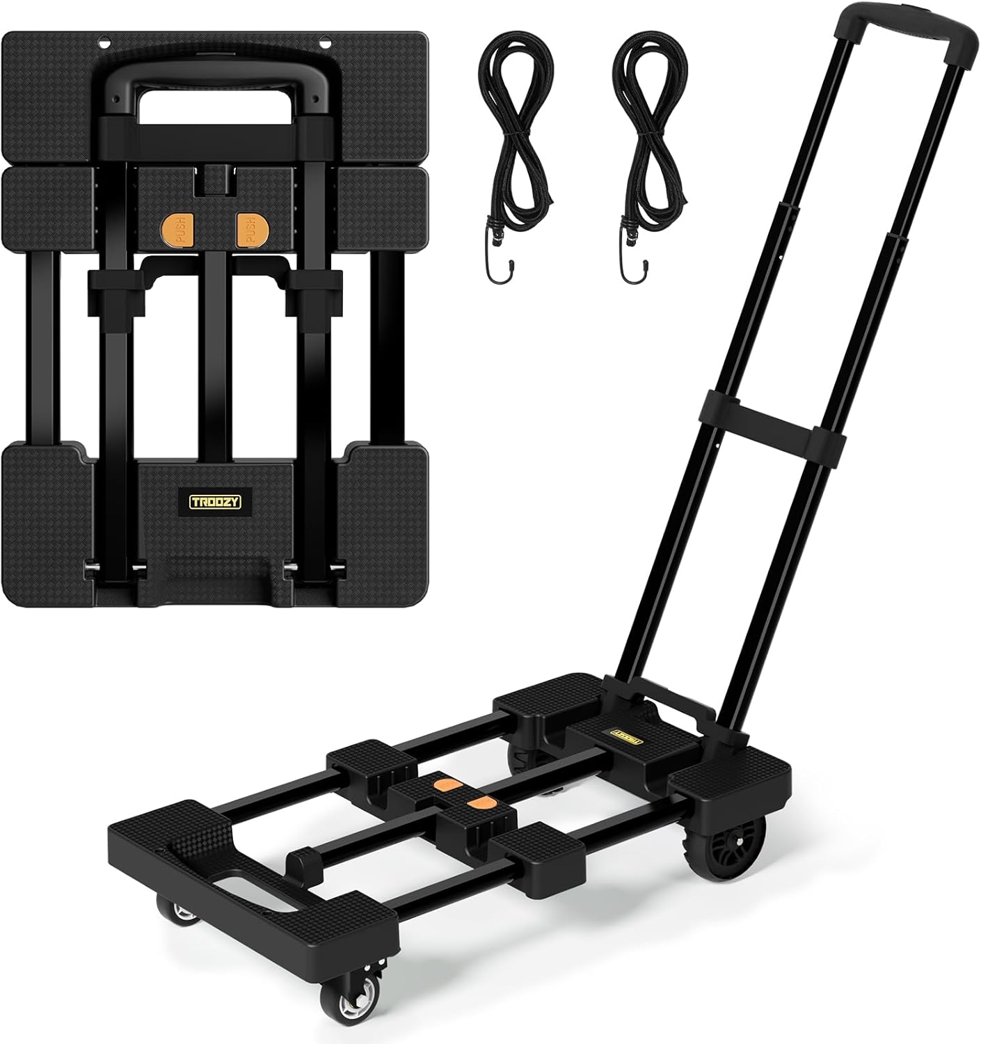 Folding Hand Truck 500 LB Portable Heavy Duty Dolly Cart