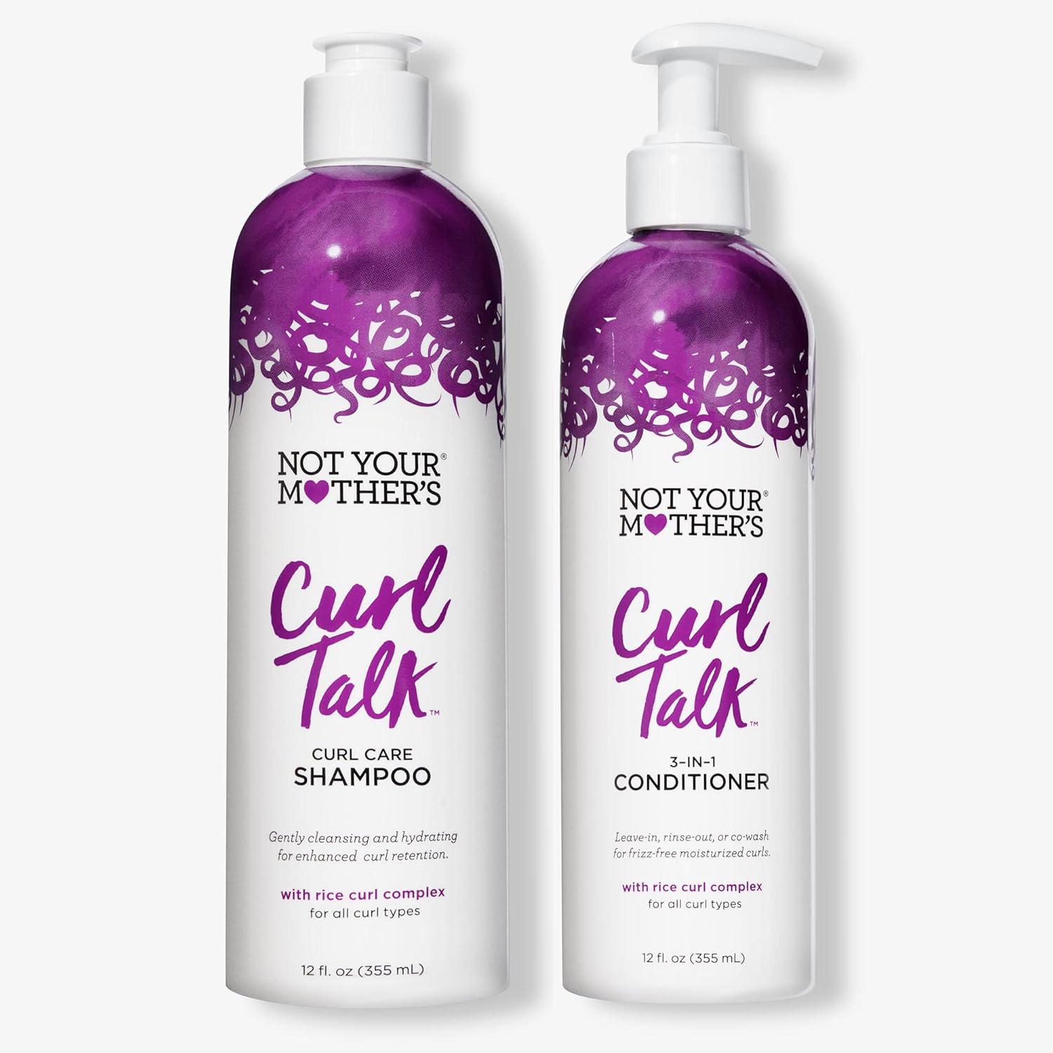 Not Your Mother's Curl Talk Shampoo & Conditioner - Hydrating 2-Pk