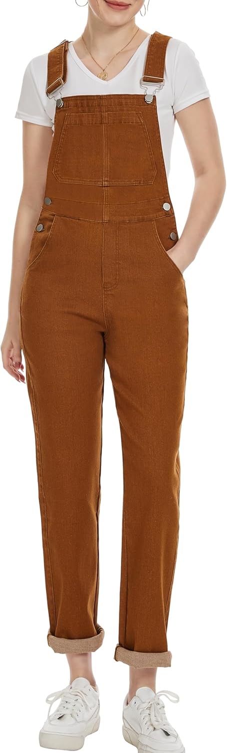 Stylish Brown Womens Overalls for a Casual Fashion Statement