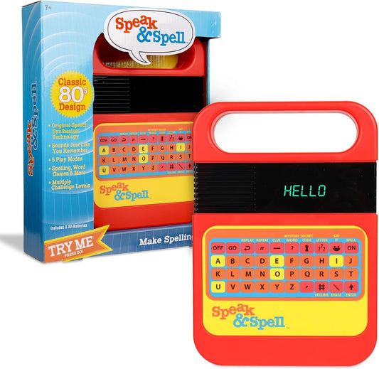 Speak & Spell Electronic Game - Retro Educational Learning Toy
