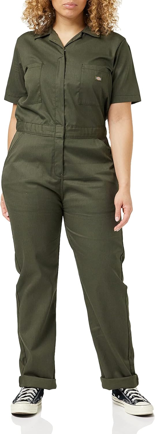 Dickies Women's Short Sleeve Flex Coverall for Comfort and Style