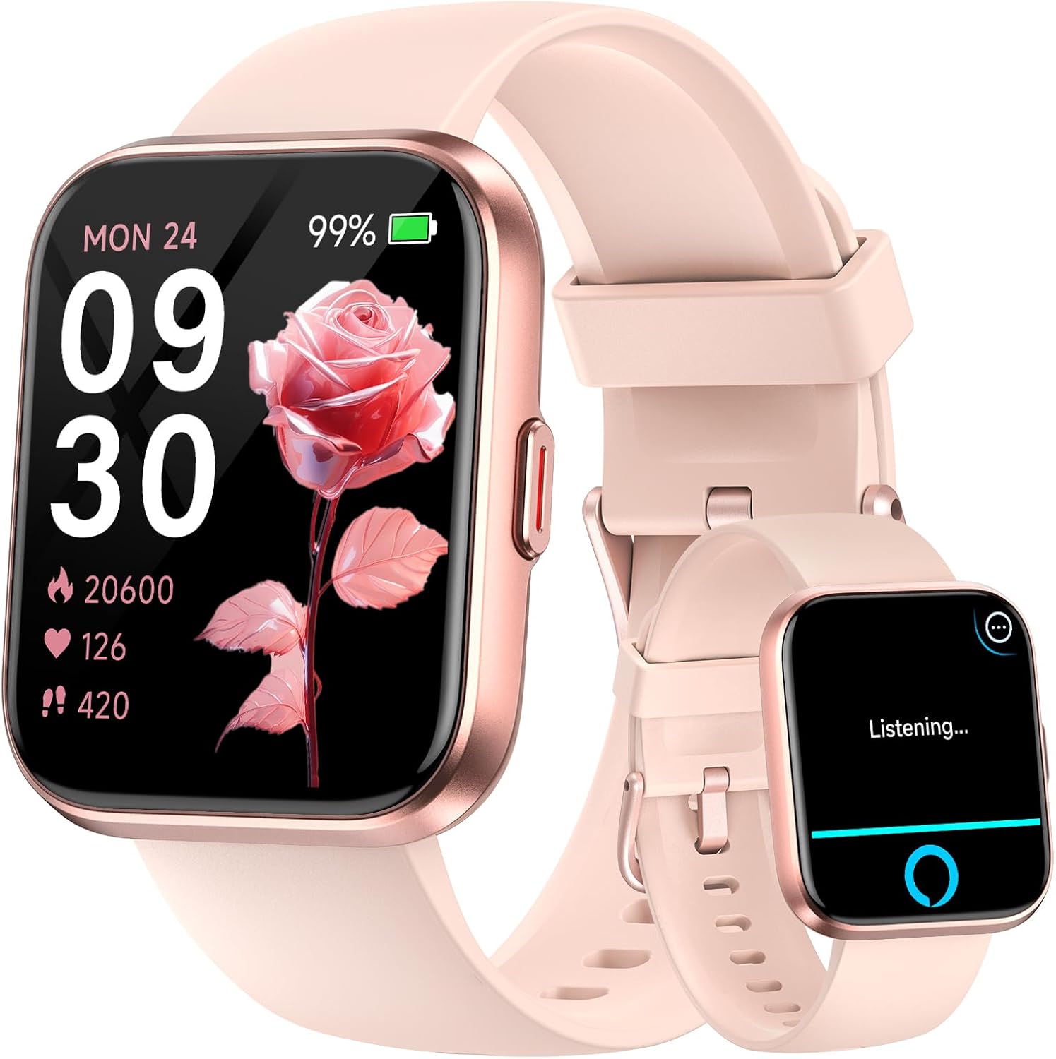 Fitpolo Smart Watches for Women with Alexa and Bluetooth Calls