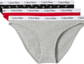 Calvin Klein Women's Carousel Logo Cotton Stretch Bikini Panties, 3 is