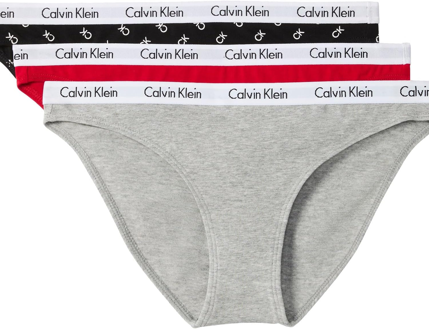 Calvin Klein Women's Carousel Logo Cotton Stretch Bikini Panties