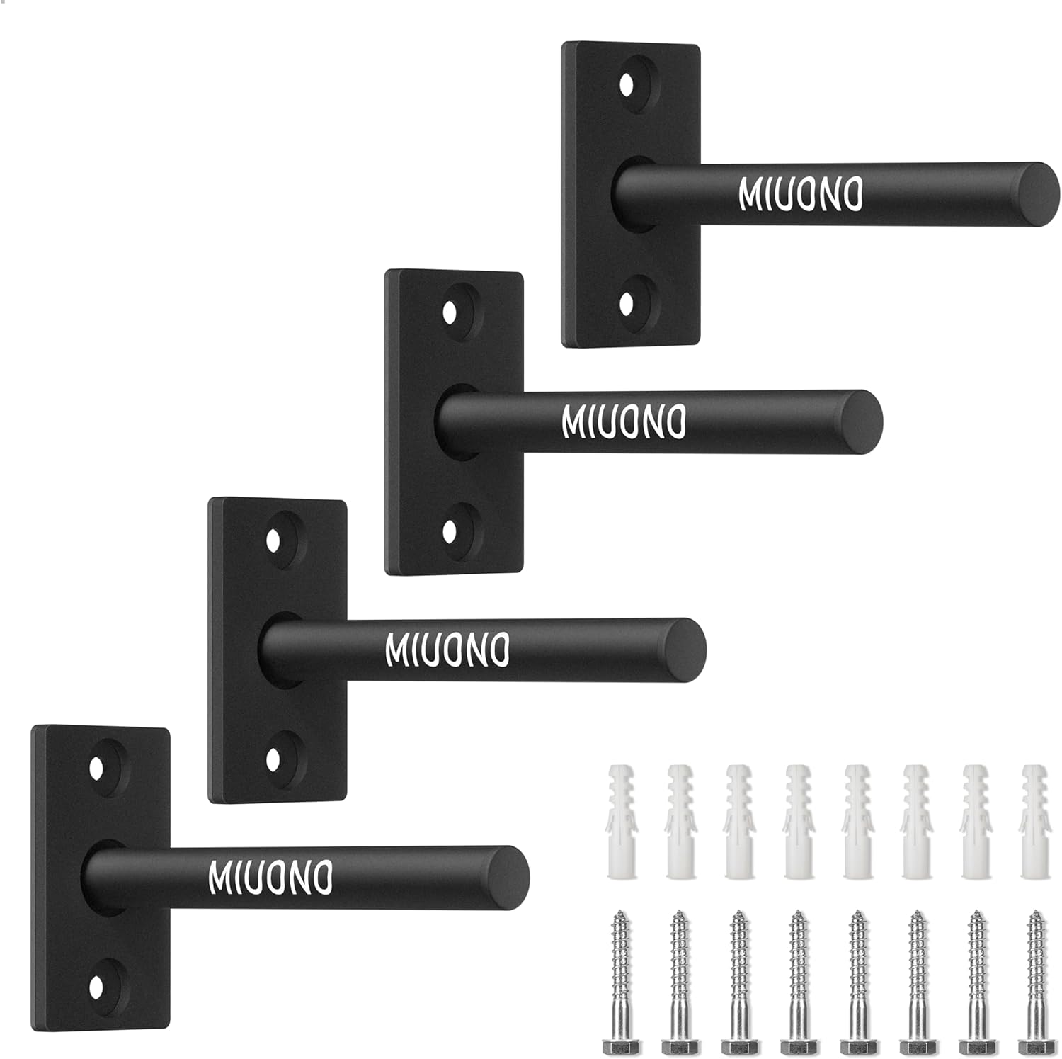 Wall Mounted Weight Plate Holder for Home Gym Organization