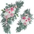 ponatia Artificial Wedding Arch Flowers Pack of 2 - Dusty Rose