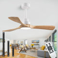 42 in Ceiling Fan with Light and Remote - Quiet Solid Wood Design
