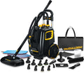 McCulloch MC1385 Deluxe Canister Steam Cleaner - Chemical-Free Deep