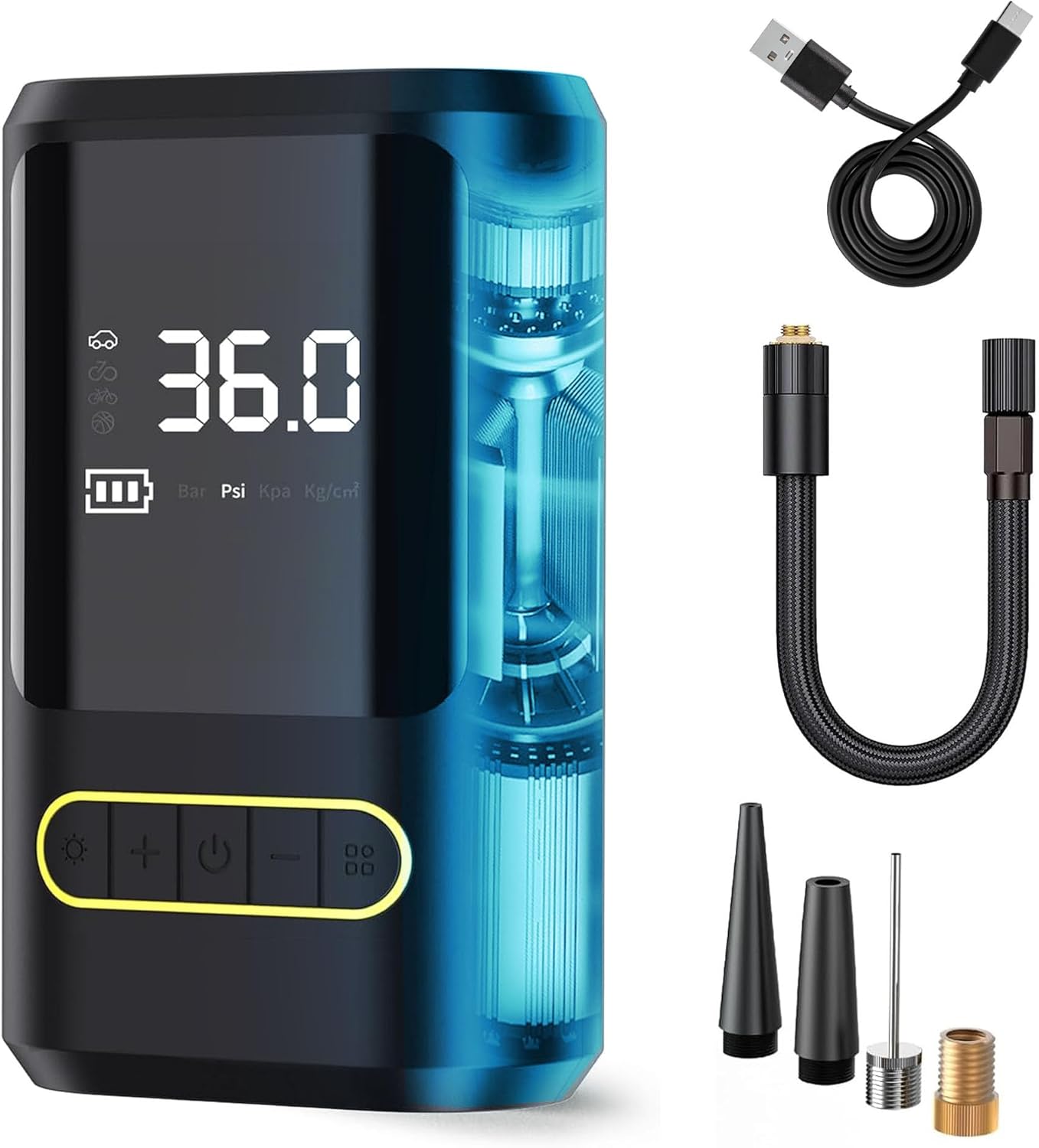 Viterro 150PSI Cordless Tire Inflator - Auto-Shutoff for Quick Tire Pumping