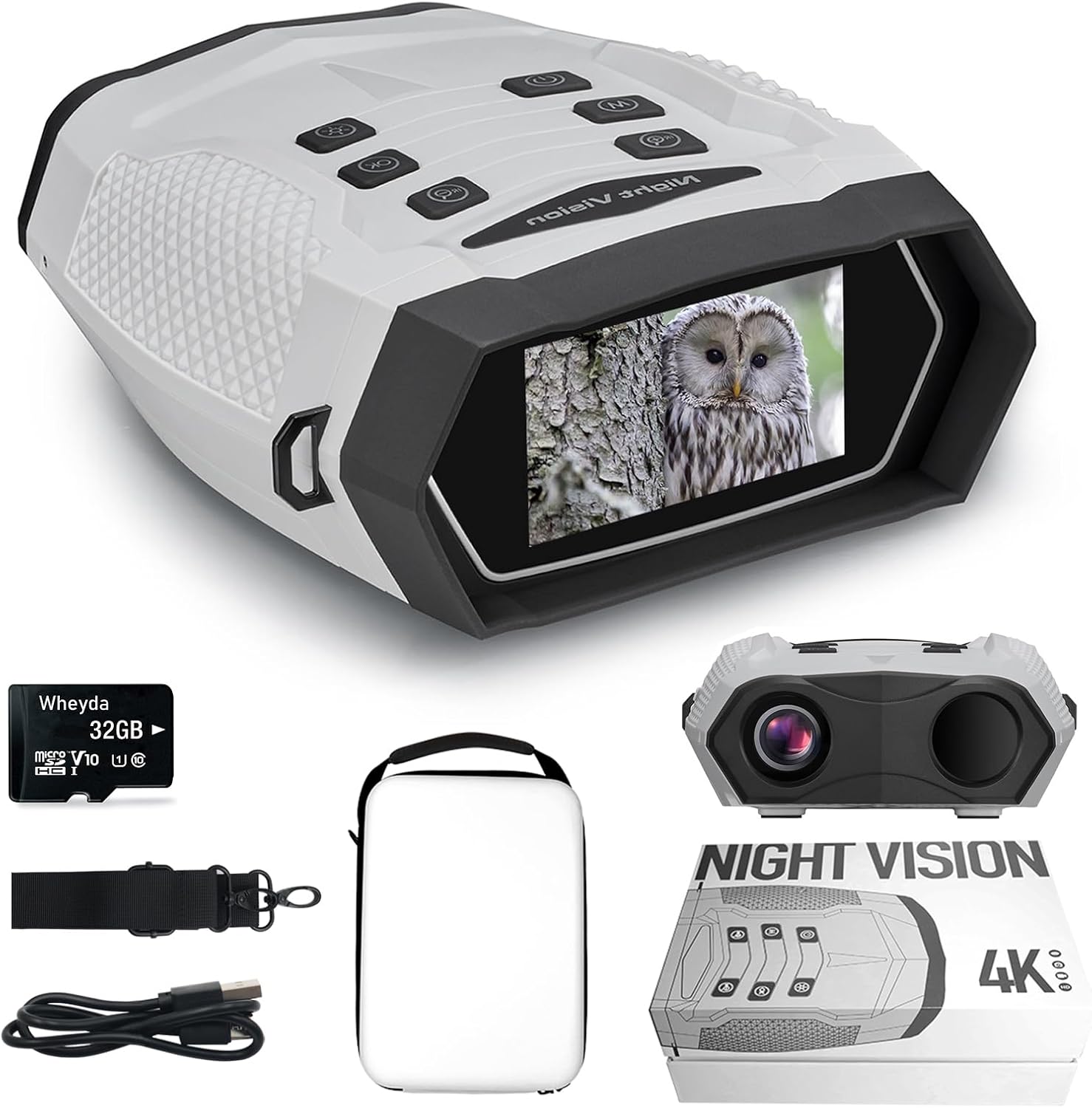 Night Vision Goggles with 4K Clarity and 1968FT Range