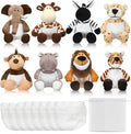Safari Animals Blindfolded Diaper Changing Game Set - Fun Baby Shower