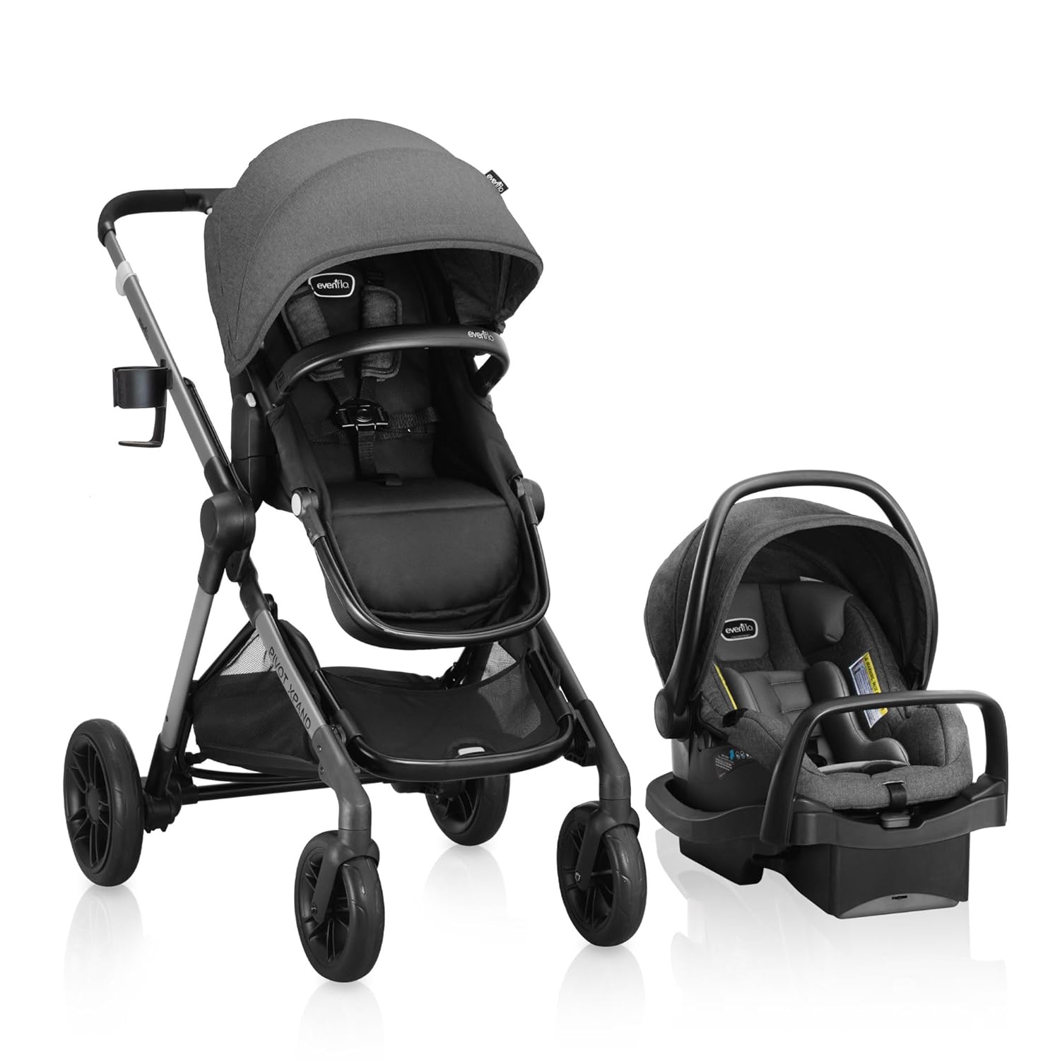 Evenflo Pivot Xpand Modular Travel System with LiteMax Car Seat