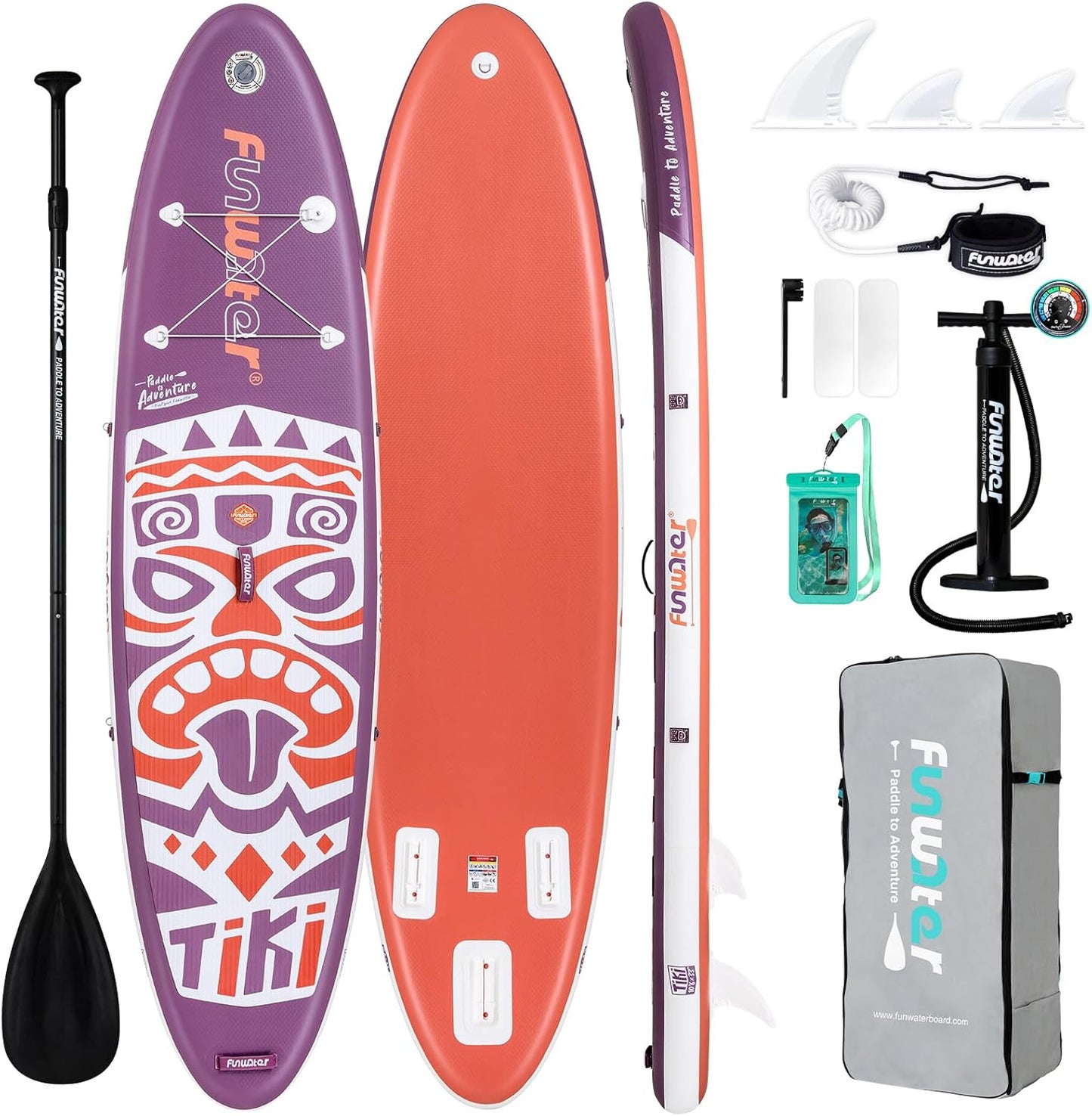 FunWater Inflatable Stand Up Paddle Board for All Skill Levels