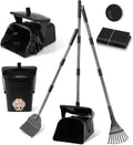 Stainless Steel Dog Pooper Scooper 40in Long Handle - Heavy Duty