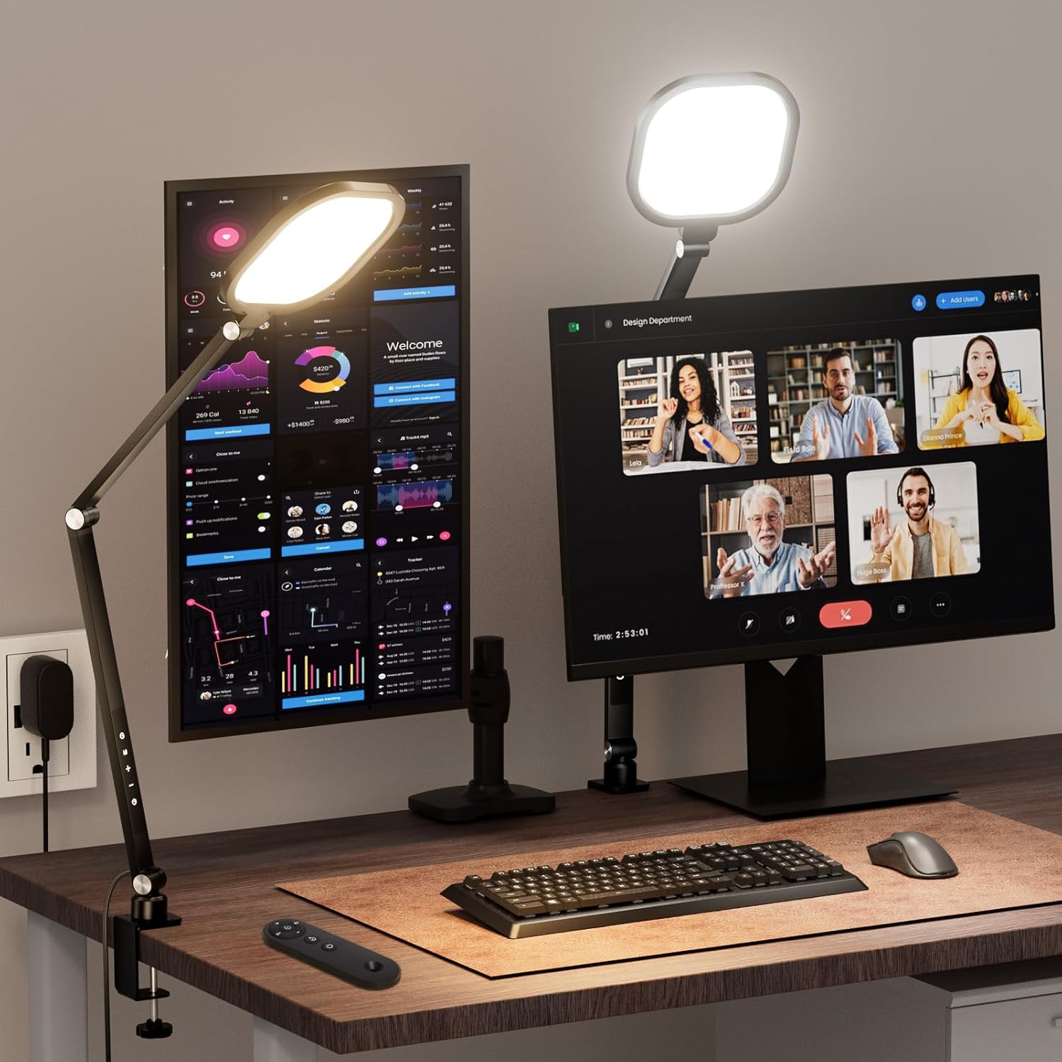 2 Packs Video Conference Light for Computer by LitONES