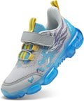 Kids Tennis Running Shoes for Boys - Breathable Hook-and-Loop Sneakers