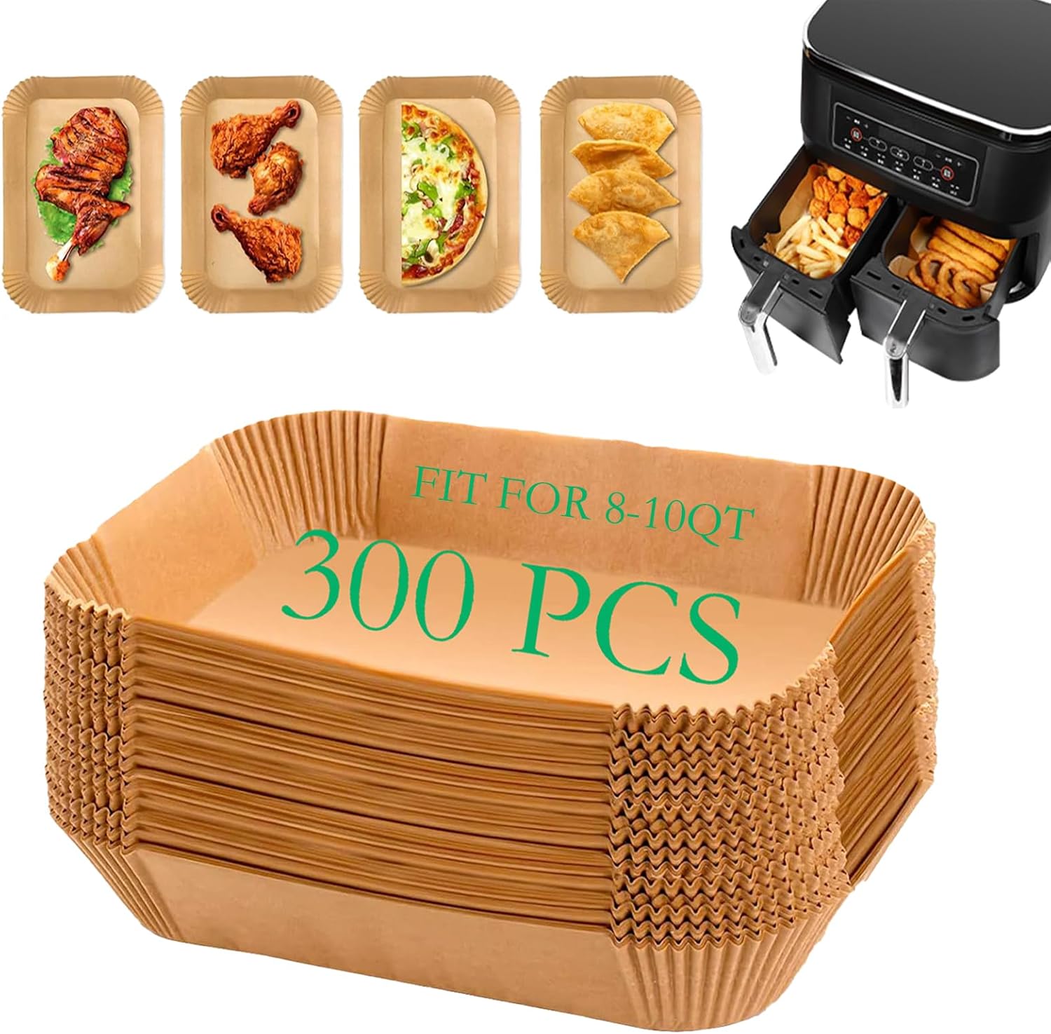 300 Air Fryer Liners - Easy Clean Up for Ninja Dual